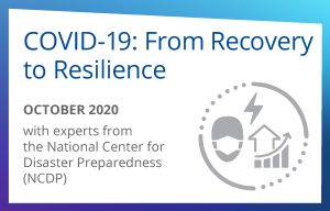 COVID19 - From Recovery to Resilience