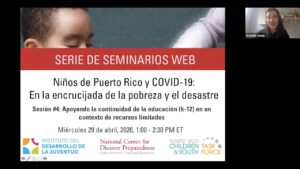 April 29, 2020 Ninos of Puerto Rico y COVID-19 webinar