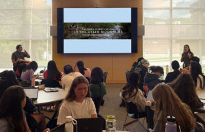 Lecturers Hope Sutherland and Dr. Joshua DeVincenzo are presenting at the Green Mountains Pre-College Program.