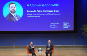 Jeff Schlegelmilch has an in-depth conversation with Armando Paíno Henríquez Dajar, Minister of Environment and Natural Resources