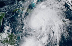 Hurricane Melissa over Jamaica