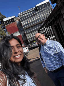 Sumana Palle and Jeff Turmelle in Ethiopia